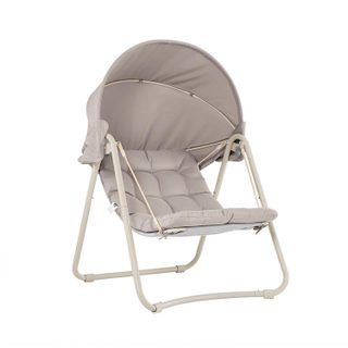Chaise Suspendue Lounge Gris 126x108x163cm OGS62-MI