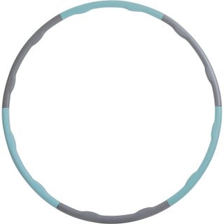Schildkröt Cerceau de fitness Hula Hoop avec vagues de massage - gris/bleu ciel