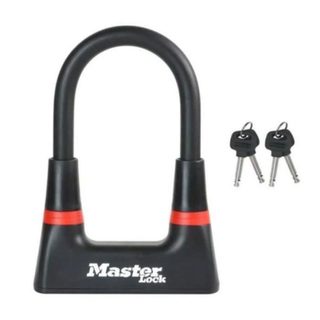 Master Lock Antivol en U - Mini U - Acier cémenté - Protection contre crochetage - Vélo loisir