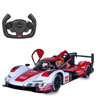 Voiture télécommandée porsche 963 lmdh 1:14 rouge 2,4ghz porte manuelle