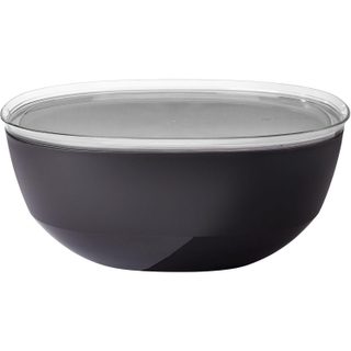 Saladier Silueta avec couvercle Nordic Black 5L