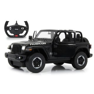 Voiture télécommandée jeep wrangler jl 1:14 noir 2,4ghz