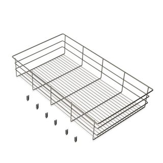 Tiroir en fil métallique pour armoires et dressings Quartz -  740mm (M90) -  Acier -  Titane
