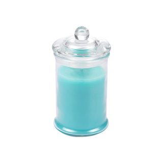 Bougie bocal en verre eucalyptus