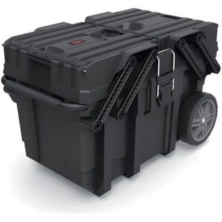 Keter Servante d'atelier 238270 couleur noir, 5 tiroirs, plastique polypropylène robuste, roulettes pivotantes