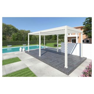 Ombréa Pergola bioclimatique VS autoportante 3x6M