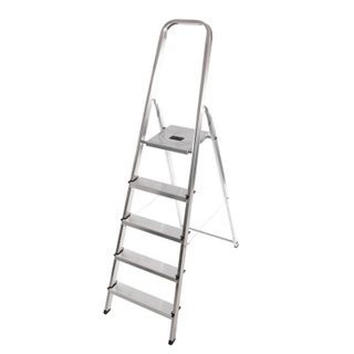 Escabeau domestique pliable Selekta MixAlu - 5 marches - 2,81m