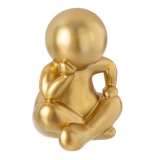 Statuette Marcel Assis  Dannie  35cm Doré