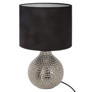 Atmosphera Lampe à poser design martelé Angie - H. 38 cm
