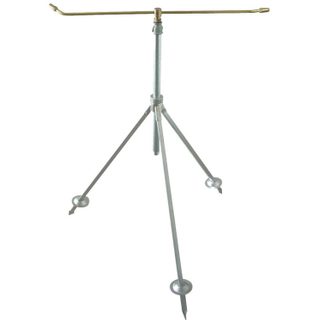 Arroseur rotatif sur trépied mâle 15x21, hauteur réglable 70 à 110 cm, jet réglable