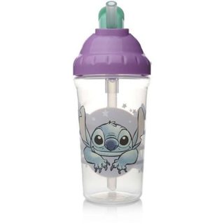 Thermobaby Tasse a paille - 295 ml - Anti-fuites - Lilo & Stitch