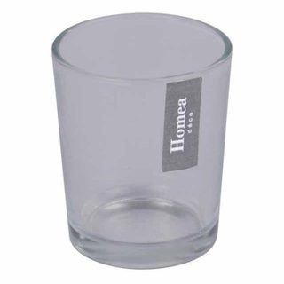 Photophore en Verre Fumé  Glass  6cm Gris