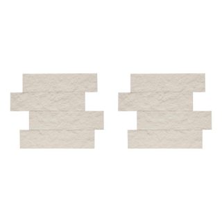 Atmosphera Lot de 2 Stickers Effet Pierre Cary 30x38cm