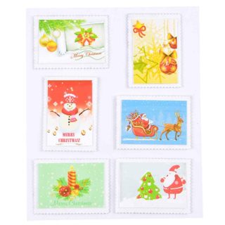 Artdesign Stickers de Noël 6 Timbres 10x12cm