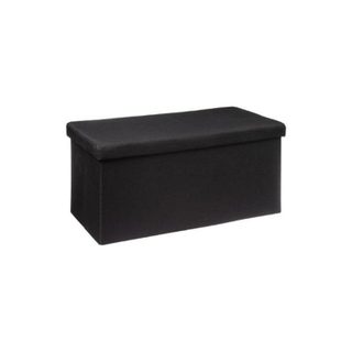 Pouf & Rangement  Classy  76cm Noir