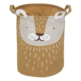Panier de Rangement Enfant  Lion  40cm Marron