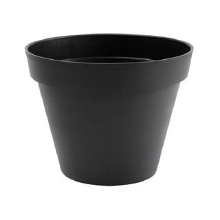 EDA Pot de fleur rond Toscane Ø 40 x H.32 cm - Anthracite