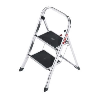 Marche pied 2 marches pliable antidérapant en aluminium Hailo K30