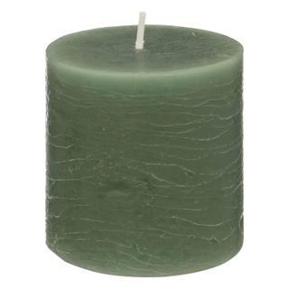 Bougie Ronde  Rustic  7cm Vert Eucalyptus