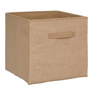 Boîte de Rangement Pliable  Jute  31x31cm Naturel