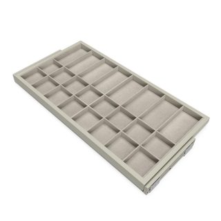 Lot de 10 poignées pour meubles Setubal- L198mm- entraxe 128mm- Aluminium- Anodisé mat