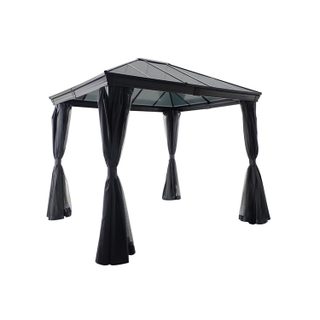 Hespéride Pergola "Belize" graphite 3,6x3m en aluminium