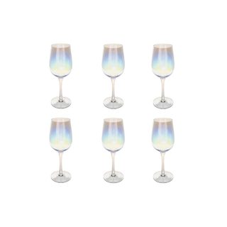 Lot de 6 Verres à Vin  Fantasy  38cl Transparent