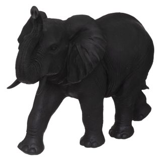 Eléphant en résine pour extérieur - Gris anthracite