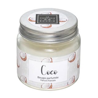 Bougie Parfumée en Verre  Bocal  65g Coco