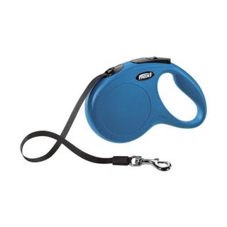 Flexi Laisse sangle 5 mètres M Max 25 KG bleu laisse pour chien