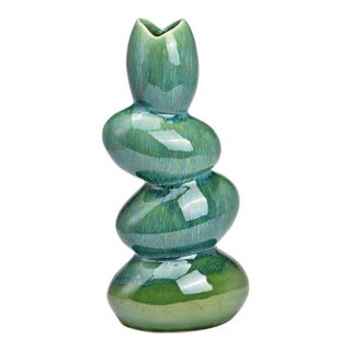 Vase en porcelaine sculptural design et moderne
