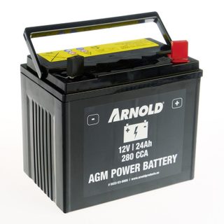 Batterie AZ106 - AGM U1R-280 SLA pour tracteur tondeuse, + terminal droite