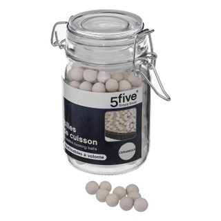 Billes de Cuisson en Céramique  Patisserie  7cm Blanc