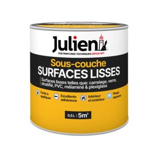 Julien Sous-couche spécifique surfaces lisses, blanc mat, 0.5 l