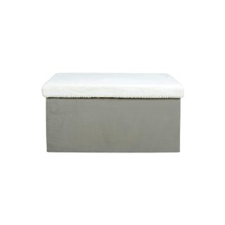 Banc & Coffre de Rangement  Léo  77cm Gris