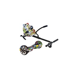 Hoverboard UrbanGlide 65 Lite + KART – 15km/h - Moteur 500W - Autonomie Jusqu'a 20 km - Pneu 6.5  Plein - Batterie 25.9V/4Ah - Poids 10Kg