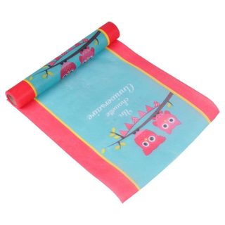 Chemin de Table Jetable  Chouette  28cmx5m Bleu & Rose