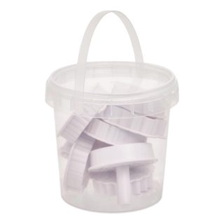 Lot de 8 Tampons à Biscuits  Anniversaire  6cm Blanc