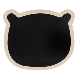 Tableau Ardoise Murale  Ourson  53cm Noir