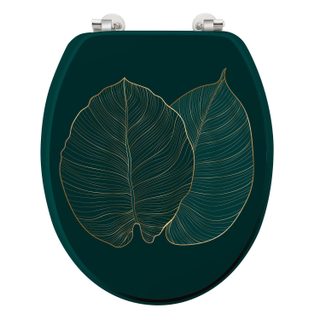 Abattant wc feuille de jade design et moderne