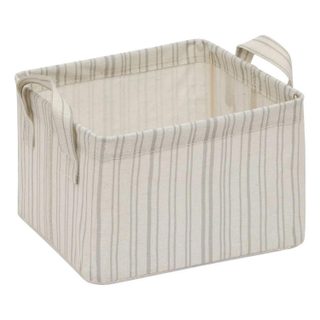 Panier de Rangement Pliable  Silnéa  25cm Beige Lin