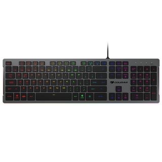 Clavier gaming - Cougar Gaming - VANTARSBLACK - RGB Underglow Multidirectionnel 8 effets, Switchs à Ciseaux, anti-Ghosting