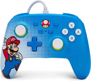 Power A Manette de jeu - Mario Pop Art - Filaire - Compatible Nintendo Switch - Câble USB 3m