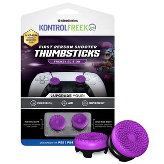 Extenseur de poignée pour manette PS5/PS4 Steelseries - KontrolFreek : Frenzy edition - violet - kit de 2