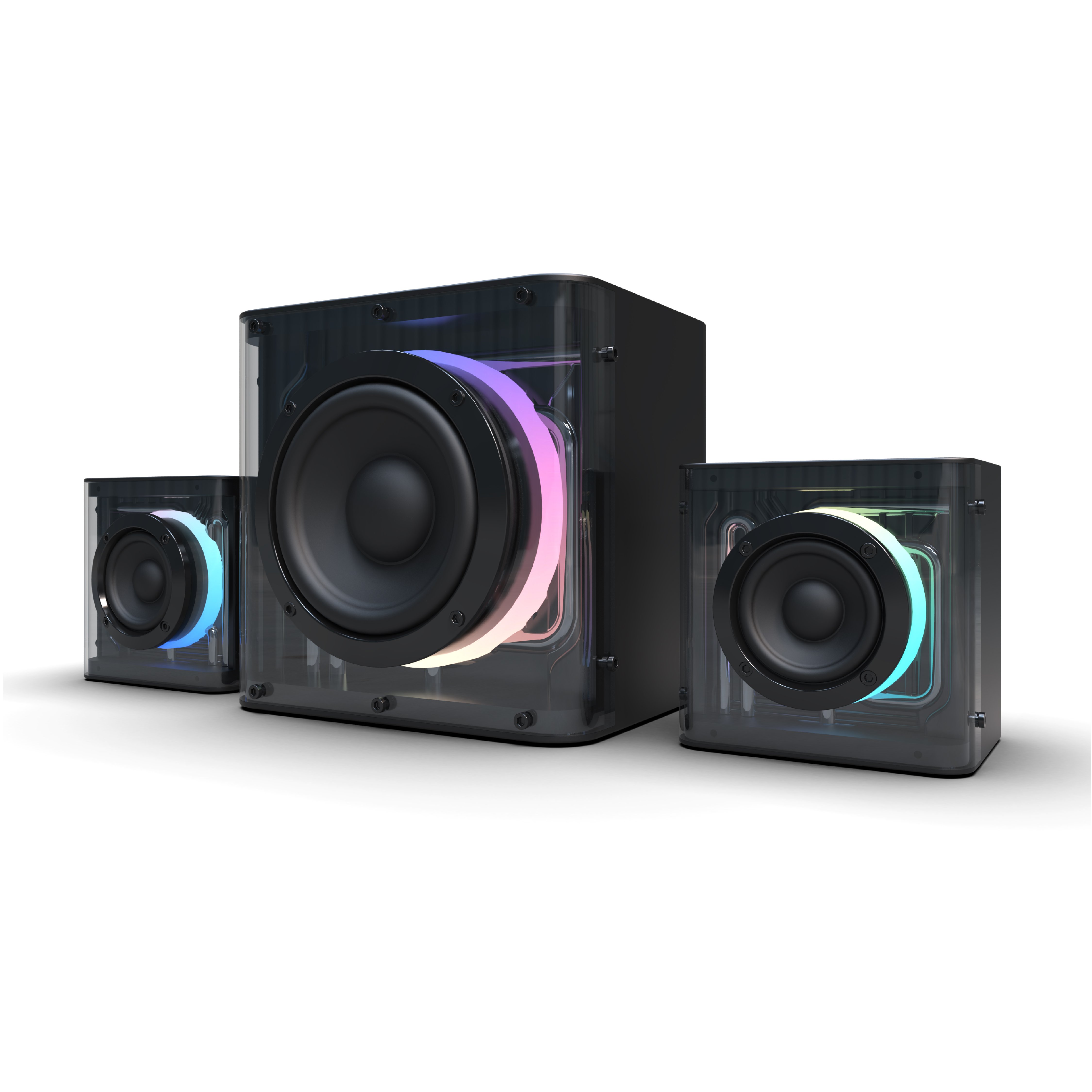 Enceinte d'ordinateur Gamer NOVA GAMING - GS405 Serpentis - Noir