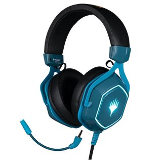 Casque gaming sans fil Bluetooth Konix - MAGIC BLEU 7.1 CASQUE GAMING - Pour PC - Bleu