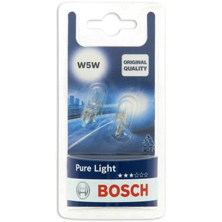 Ampoule Pure Light 2 W5W 12V 5W - Bosch