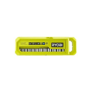 Ryobi - Coffret 16 douilles et accessoires Clé 90 dents - RHRS20PC