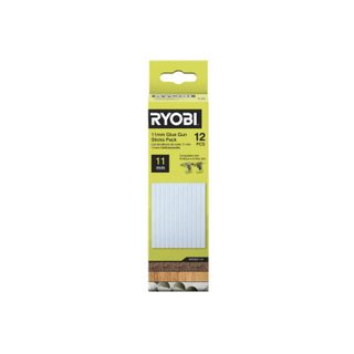 Lot de 12 bâtons de colle - 11 mm - pour pistolet R18GLU et RGLU18 - Ryobi