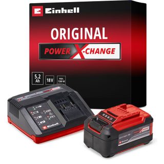 Einhell - ancienne version] Starter Kit 5,2 Ah Power X-Change (Lithium-Ion, 18V, 1 chargeur + 1 batteries 5,2 Ah, pour tous les appareils Power X-Change)